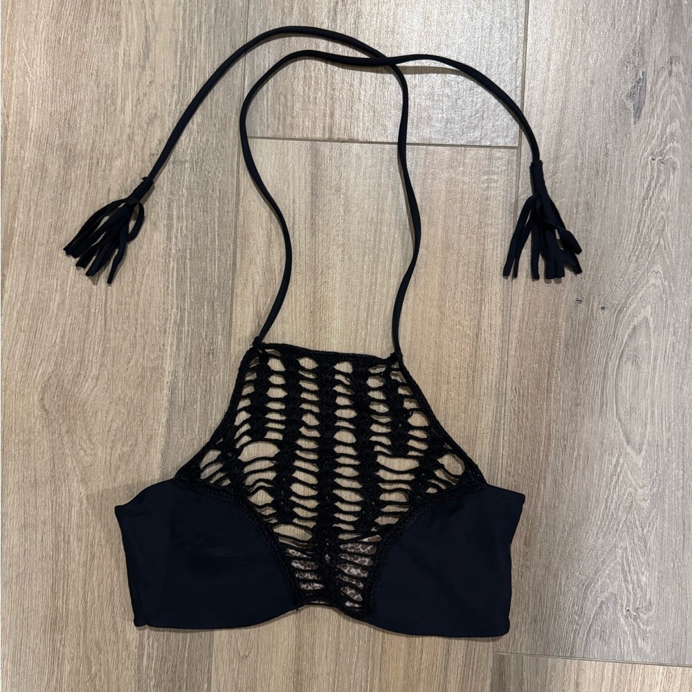 ACACIA Crochet Halter Bikini Top